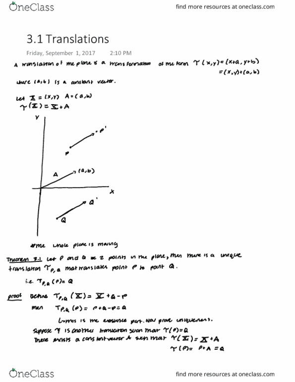 MATH-3210 Lecture 4: 3.1 Translations thumbnail