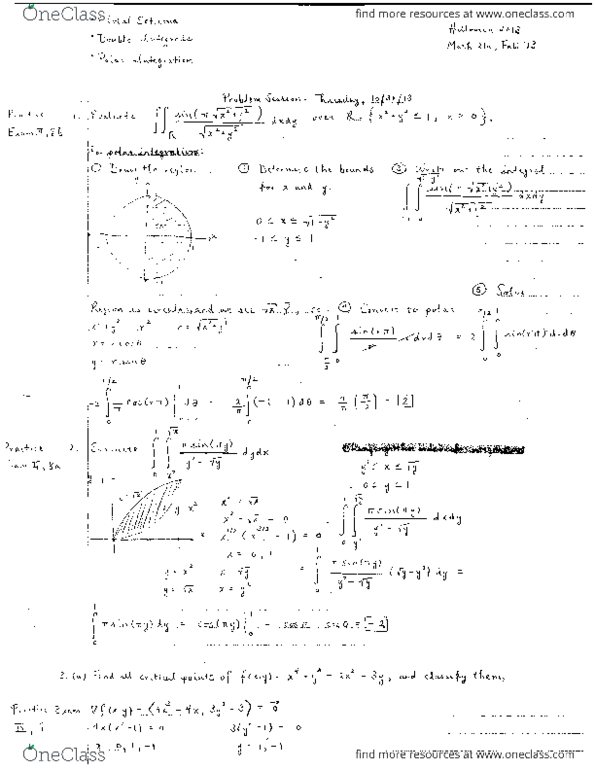 Mathematics 21a Lecture Notes - Junkers F.13 thumbnail