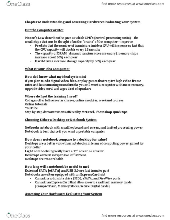 CIS 1200 Chapter Notes - Chapter 6: Expresscard, Gddr3 Sdram, Dialog Box thumbnail