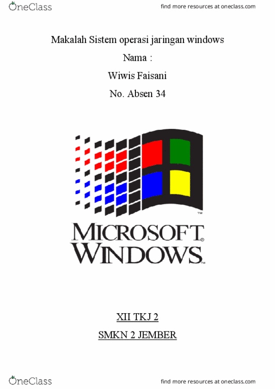 COMP 2863 Chapter Notes - Chapter 1: Windows Defender, User Account Control, Windows Vista thumbnail