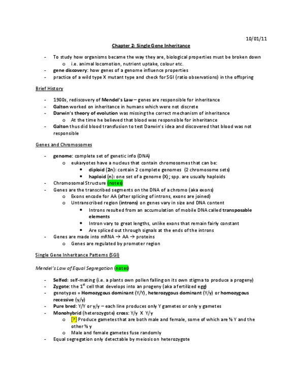 BIOL 2040 Chapter Notes - Chapter 2: Null Allele, Dna Replication, Restriction Fragment Length Polymorphism thumbnail