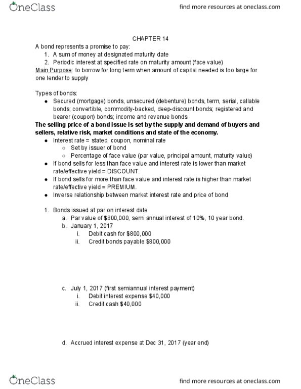 ACC 311 Lecture Notes - Lecture 13: Accrued Interest, Relative Risk, Debenture thumbnail