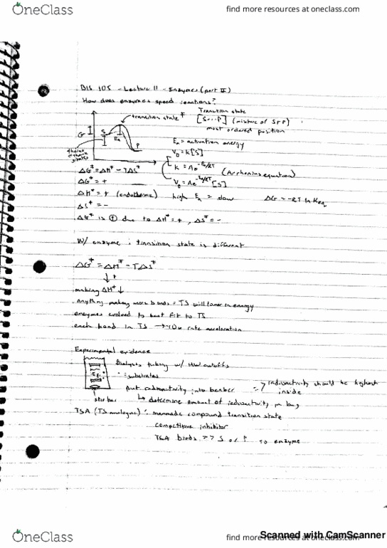 BIS 105 Lecture 11: Enzyme Free Energy thumbnail