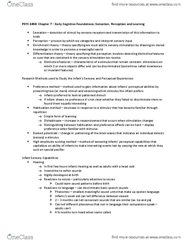 PSYC 2450 Chapter Notes - Chapter 7: Reinforcement, Operant Conditioning, Stereopsis thumbnail