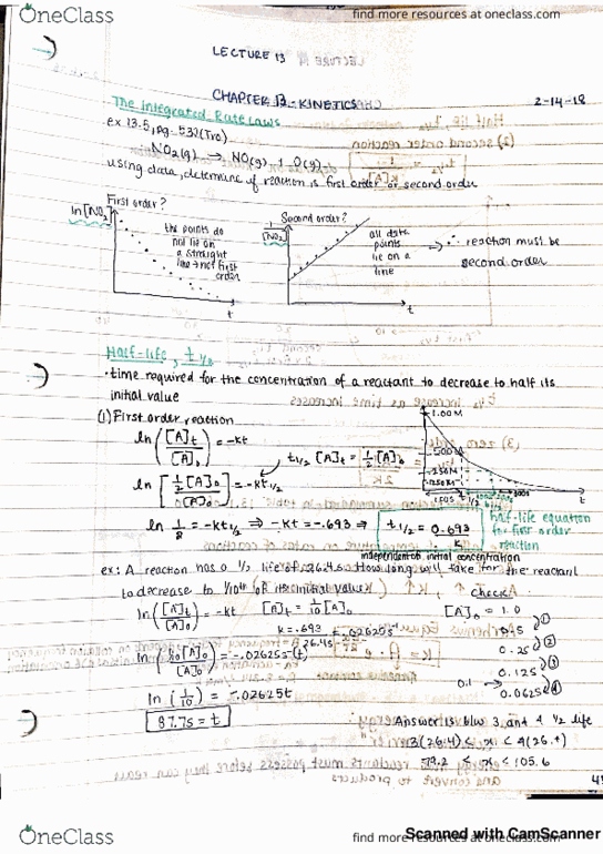 CHEM 1032 Lecture 13: Lecture 13 - Half Life thumbnail