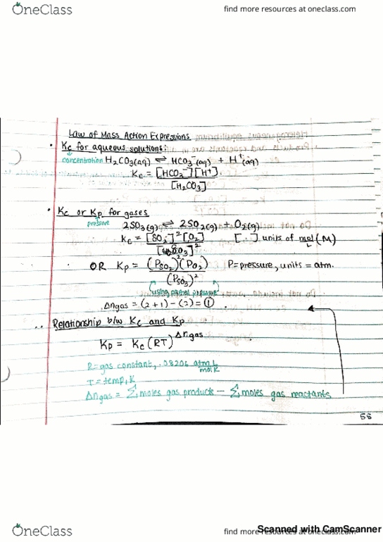 CHEM 1032 Lecture 14: Lecture 14 - Law of Mass Action Expressions, Heterogenous Equilibrium thumbnail