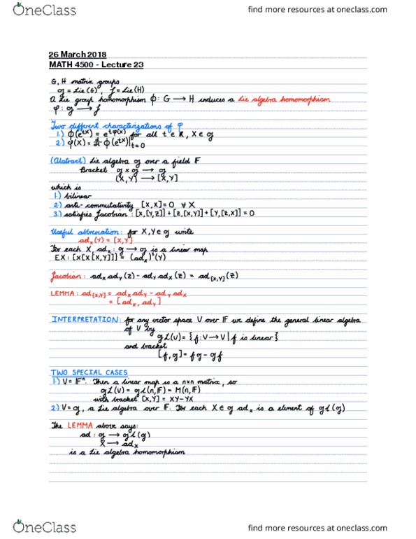 MATH 4500 Lecture 23: MATH 4500 Lecture 23 - Mar 26, 2018 thumbnail