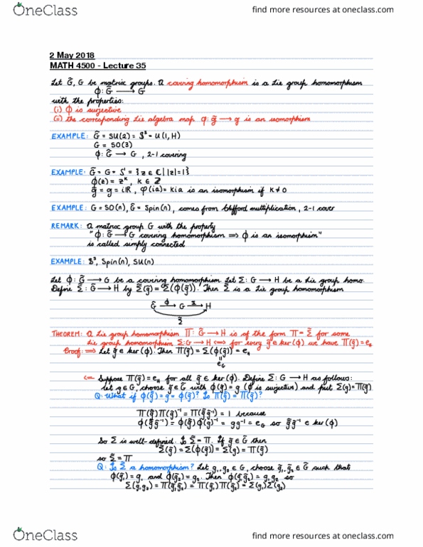 MATH 4500 Lecture 35: MATH 4500 Lecture 35 - May 2, 2018 thumbnail