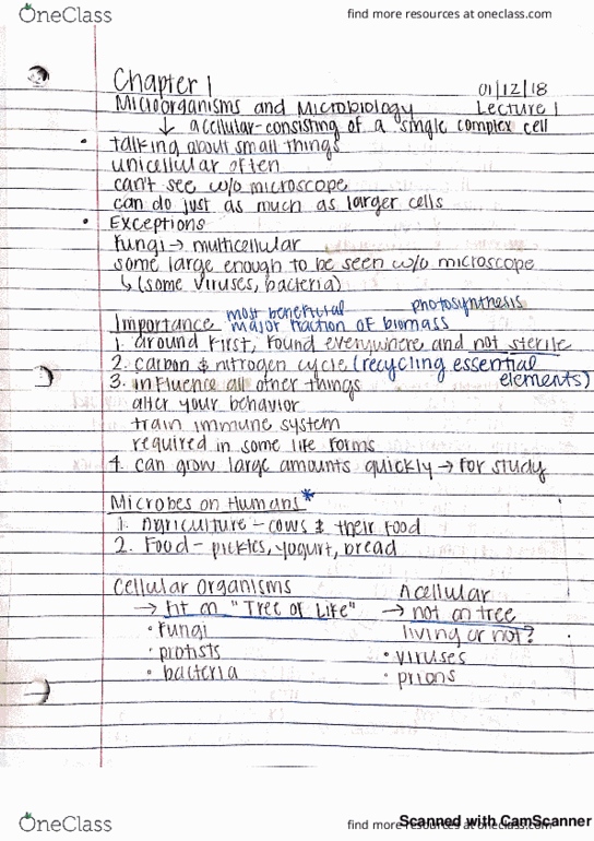 MICR-3050 Lecture 1: Exam 1 Lecture 1 thumbnail