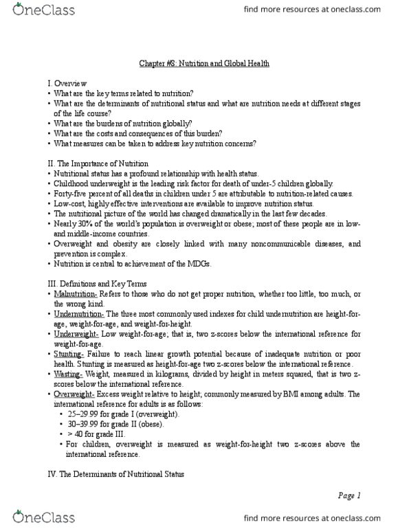 10:832:240 Chapter Notes - Chapter 8: Food Fortification, Underweight, Comorbidity thumbnail