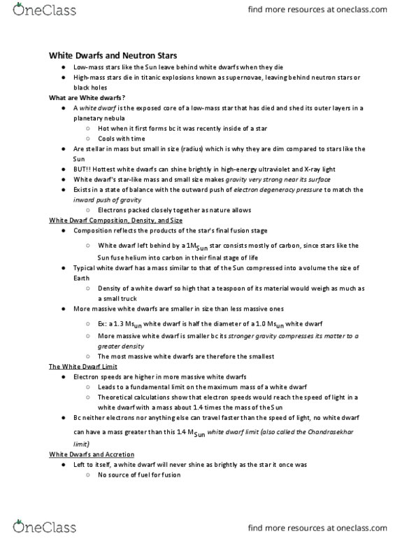 01:750:109 Chapter Notes - Chapter 10.1: Starflight, Triple-Alpha Process, Planetary Nebula thumbnail