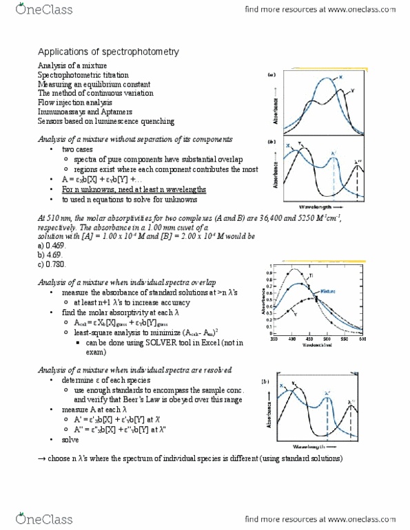 ENCH 213 Lecture Notes - Quantum Yield, Collaborative Product Development, Immunoassay thumbnail