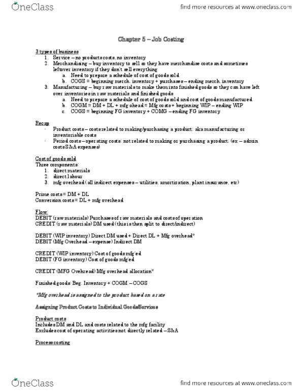 AFM481 Chapter Notes -Subledger, Income Statement, Financial Statement thumbnail