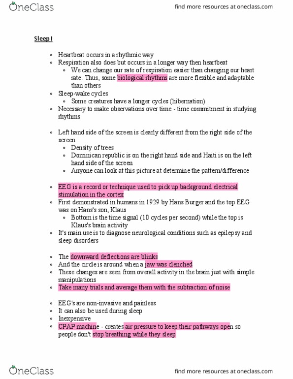 NESC 2470 Lecture Notes - Lecture 15: Thalamus, Meninges, Continuous Positive Airway Pressure thumbnail