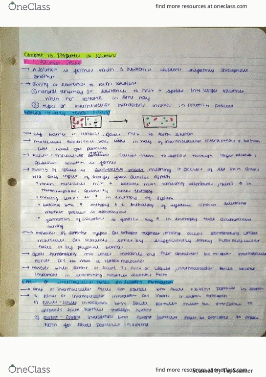CHY 122 Chapter 13: CHY122 Sp. 2018 Chapter 13 Notes thumbnail