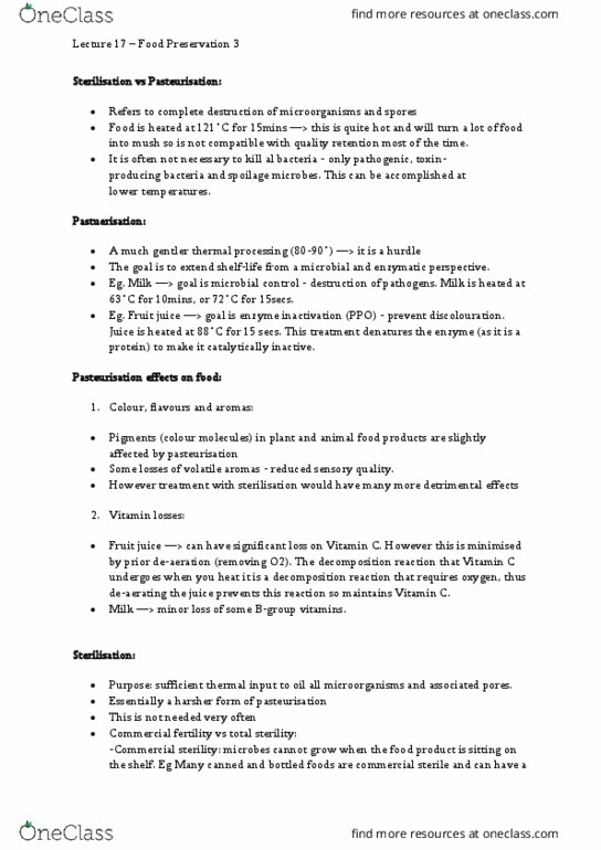 CHEM215 Lecture Notes - Lecture 17: Plant Cell, Food Irradiation, Atmospheric Pressure thumbnail