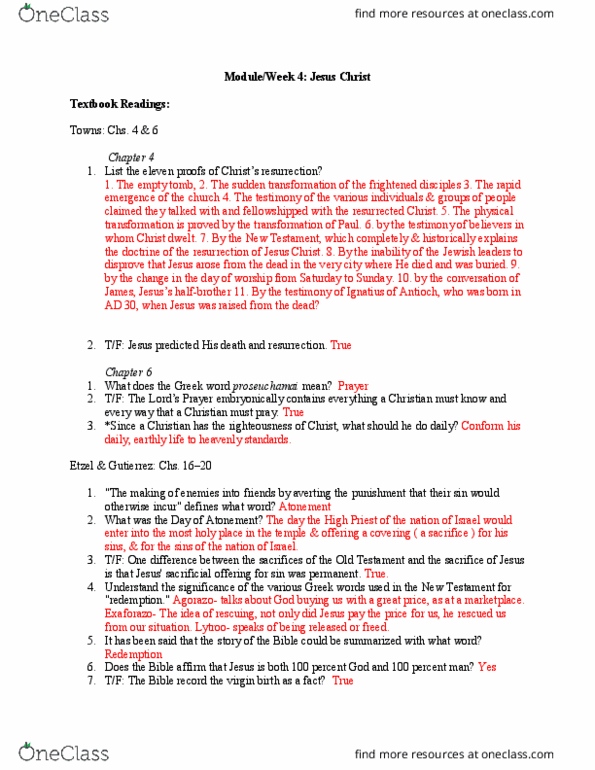 THEO 104 Lecture Notes - Lecture 4: Almah, Propitiation, Federal Headship thumbnail