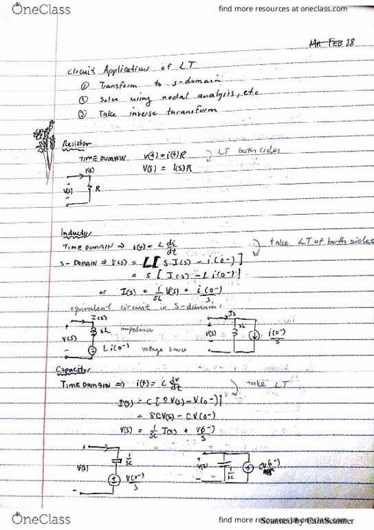 ELEC 202 Lecture 3: 202 laplace domain and transfer functions thumbnail