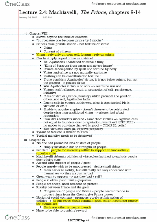 POL200Y1 Lecture Notes - Lecture 16: Girolamo Savonarola thumbnail