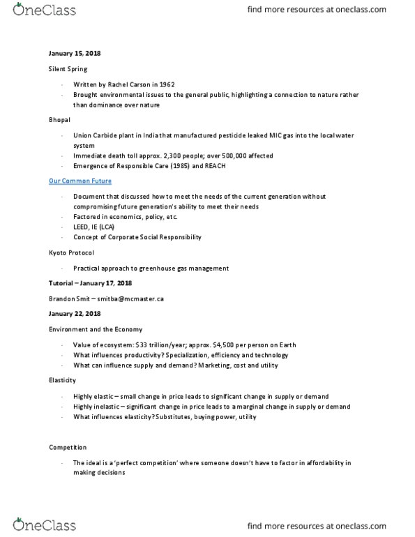 SUSTAIN 1S03 Lecture Notes - Lecture 1: Green Energy Act 2009, Our Common Future, William Mcdonough thumbnail