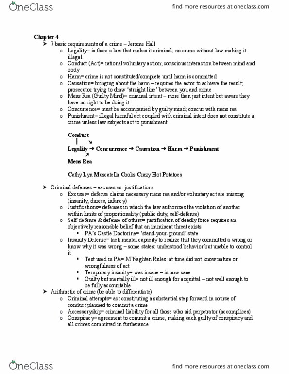 CJ 110 Lecture Notes - Lecture 2: Mens Rea, Highway Patrol, Standard Operating Procedure thumbnail