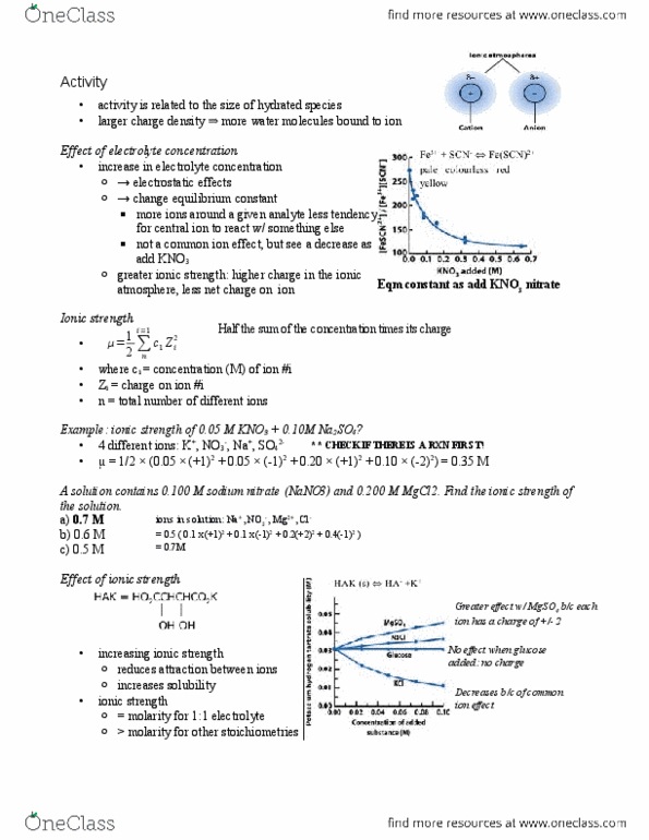 ENCH 213 Lecture Notes - Ionic Strength, Activity Coefficient, Fugacity thumbnail
