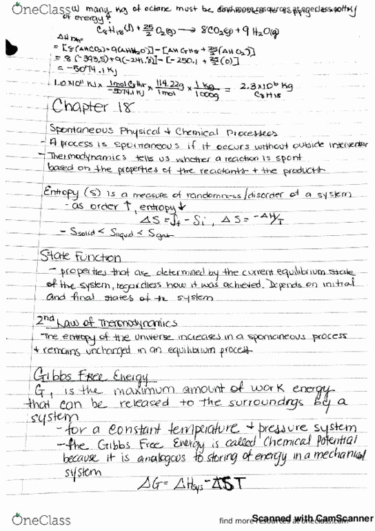 CHM 121 Lecture 18: Chapter 18 thumbnail