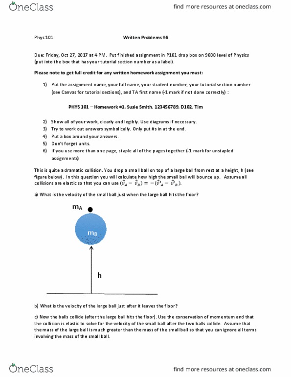 PHYS 101 Lecture 6: p101_hw6 thumbnail