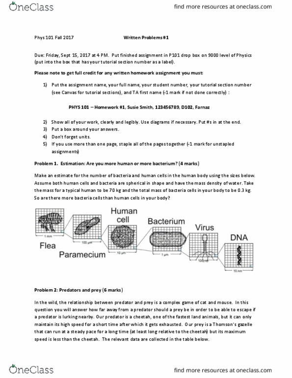 PHYS 101 Lecture Notes - Lecture 1: Density thumbnail