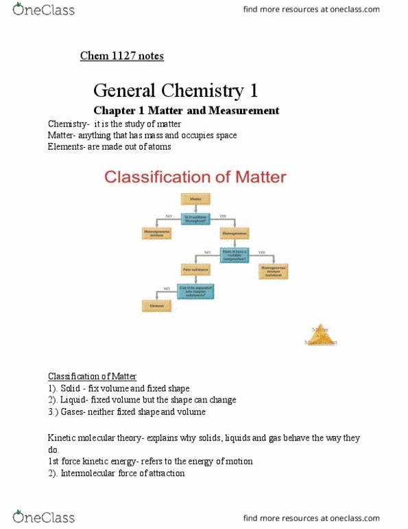 CHEM 1127Q Lecture Notes - Lecture 1: Kinetic Theory Of Gases, Intermolecular Force, Distillation thumbnail