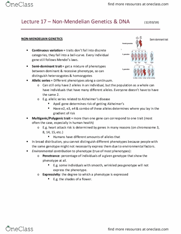 BIOL 112 Lecture Notes - Lecture 17: Friedrich Miescher, Nucleic Acid Double Helix, Solvent thumbnail