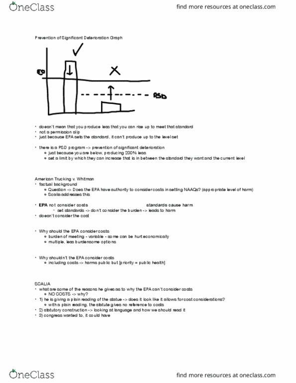 ENVS 2256 Lecture Notes - Lecture 30: Permission Slip, Antonin Scalia, Statutory Interpretation thumbnail