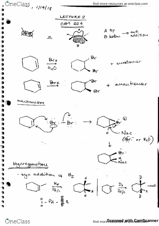CHM 204 Lecture 2: Organic Chemistry II thumbnail