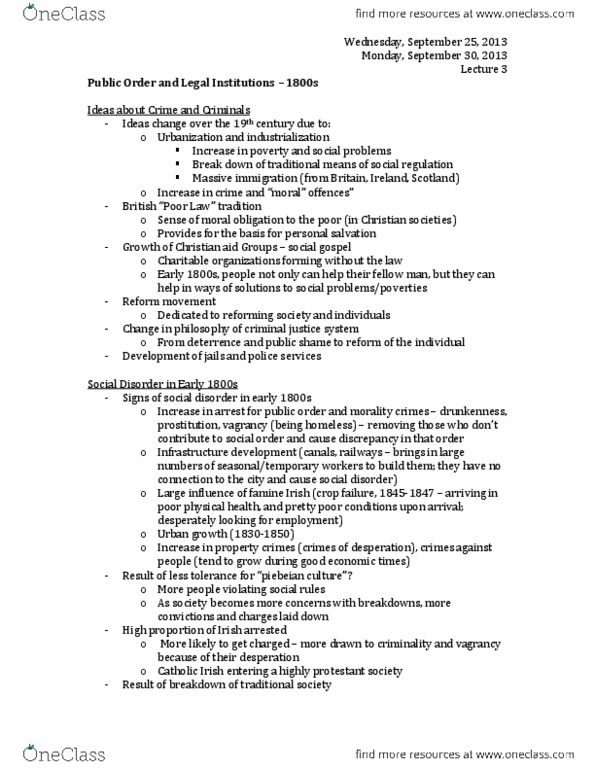 HIST277 Lecture Notes - Christian Aid, Social Gospel, Protestantism thumbnail