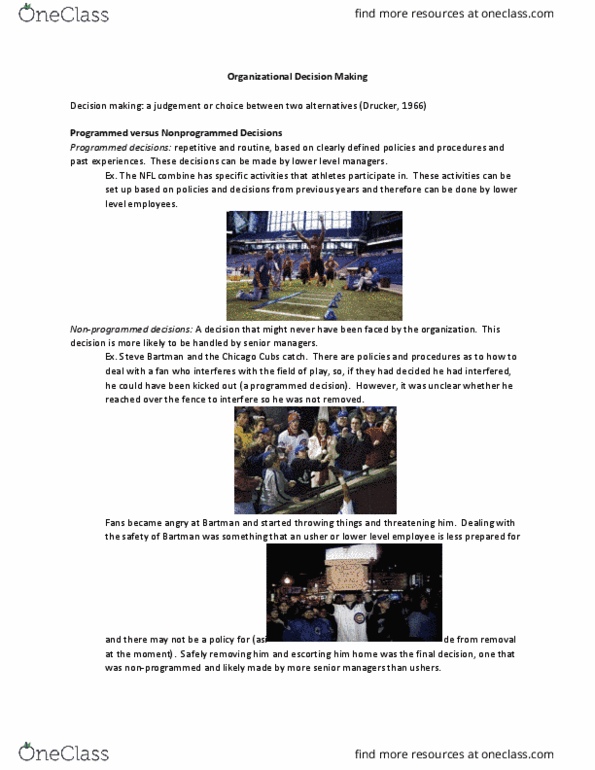 SPH-T 333 Lecture Notes - Lecture 13: Steve Bartman Incident, Decision-Making, The Emotions thumbnail