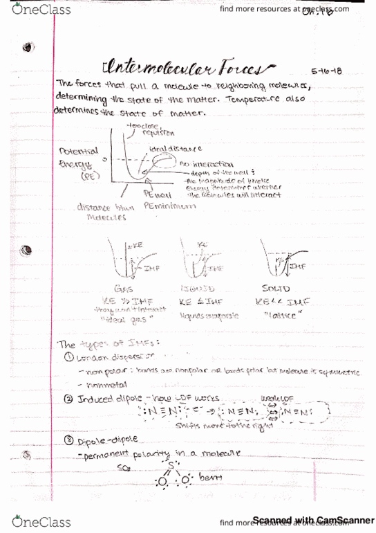 CHEM 1C Lecture 15: Intermolecular Forces thumbnail