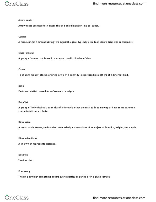 MET 319 Lecture Notes - Lecture 6: Measuring Instrument, Frequency Distribution, Algebraic Equation thumbnail