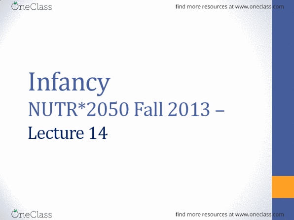 NUTR 2050 Lecture Notes - Lactose Intolerance, Preterm Birth, Low Birth Weight thumbnail