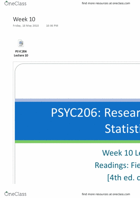 PSYC206 Lecture 10: Nonparametric Test thumbnail