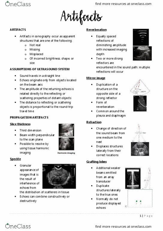 MEDS12001 Lecture Notes - Lecture 9: Visual Artifact, Mirror Image, Turbulence thumbnail