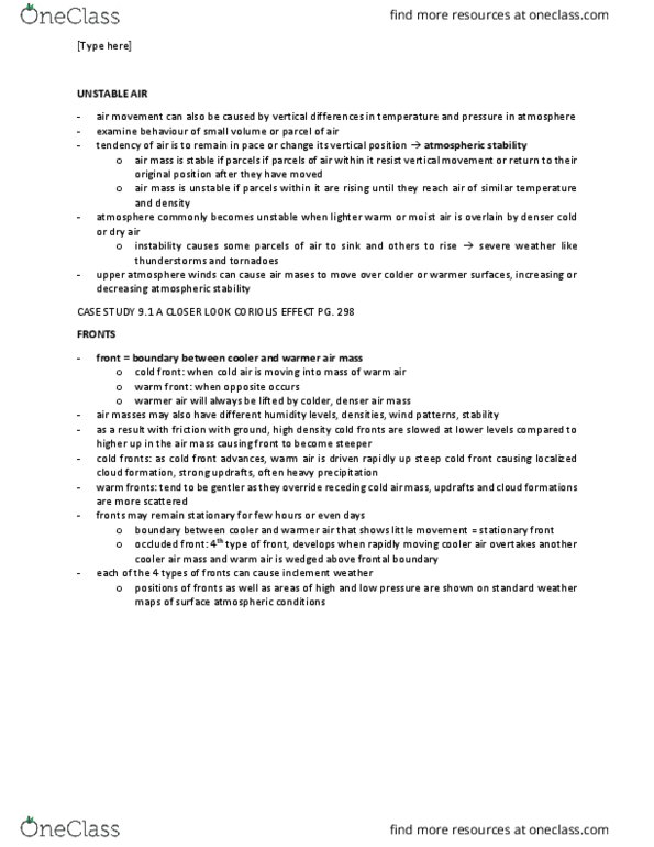 GEOL 106 Lecture Notes - Lecture 31: Occluded Front, Natural Hazard, Puffy Amiyumi thumbnail