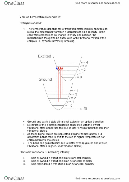 CHEM2210 Chapter Notes - Chapter 9: Centrosymmetry, Coordination Complex, Laporte Rule thumbnail
