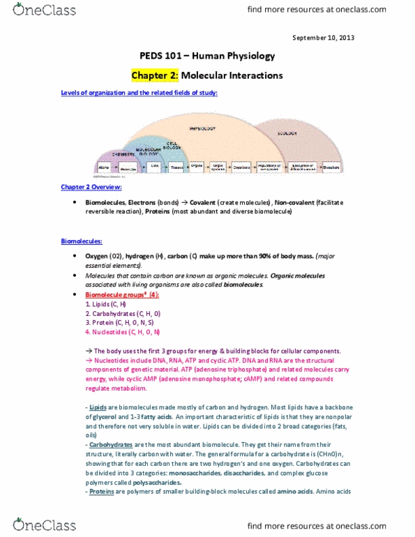BIOL207 Lecture Notes - Lecture 3: Glycerol, Cholesterol, Chno-Fm thumbnail