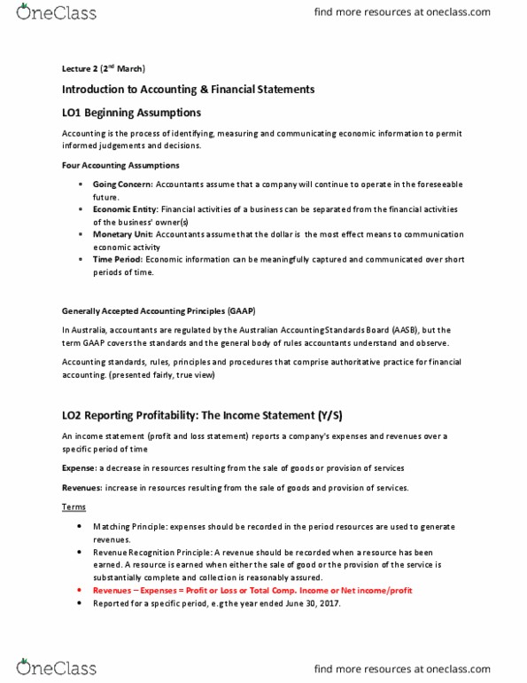 22107 Lecture Notes - Lecture 2: Liquid Oxygen, Disclose, Comprehensive Income thumbnail