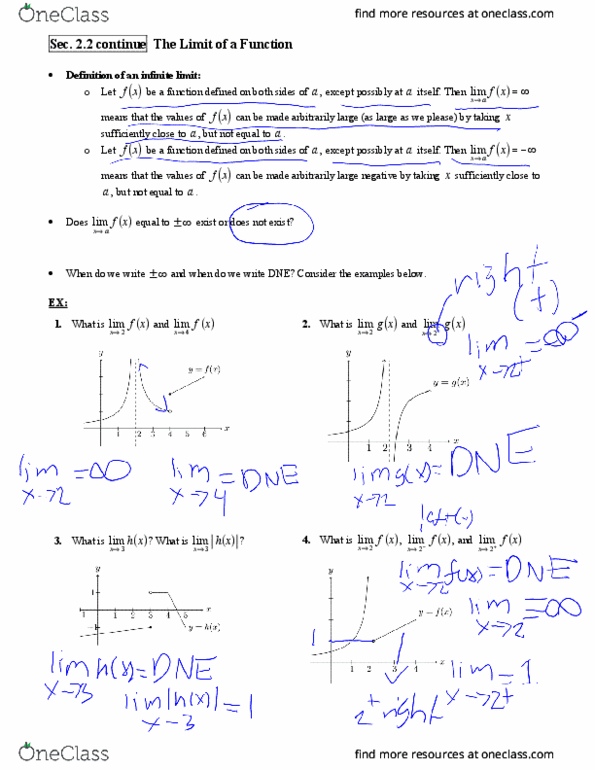 MATH 1225 Lecture Notes - Lecture 9: Asymptote thumbnail