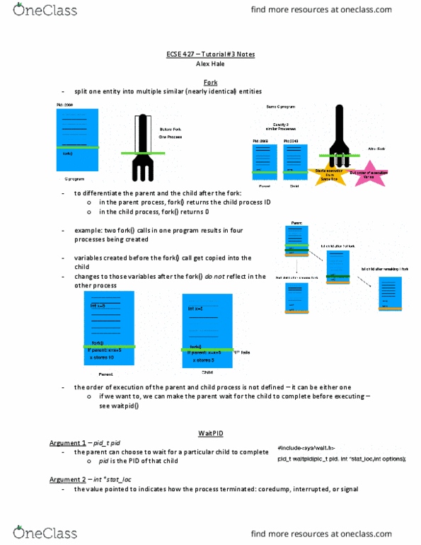 ECSE 427 Lecture Notes - Lecture 3: File Descriptor, Anonymous Pipe, Child Process thumbnail