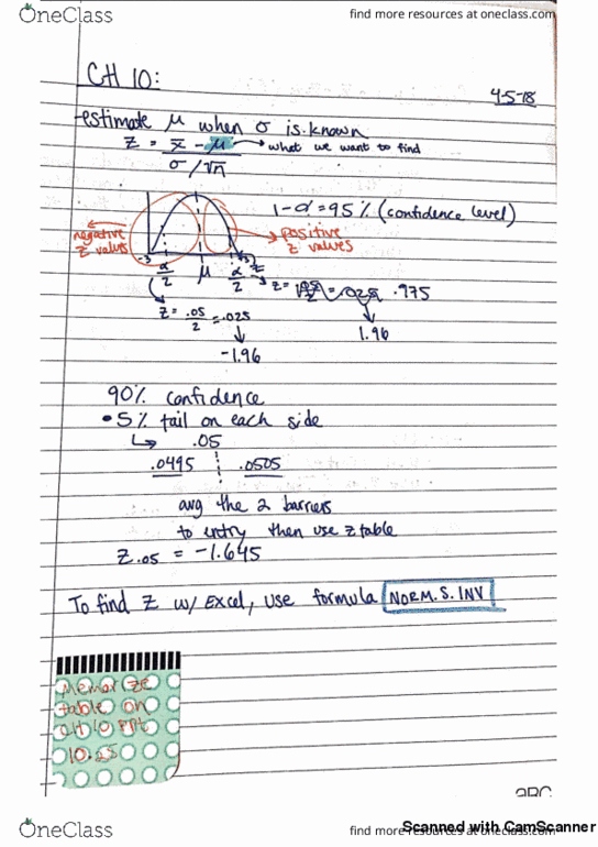 OMIS 41 Lecture 1: Ch 10 thumbnail