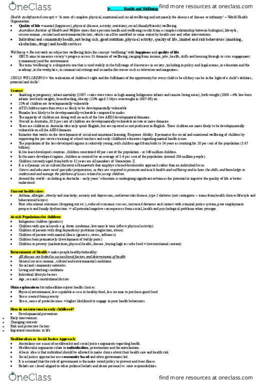 early childhood education study material