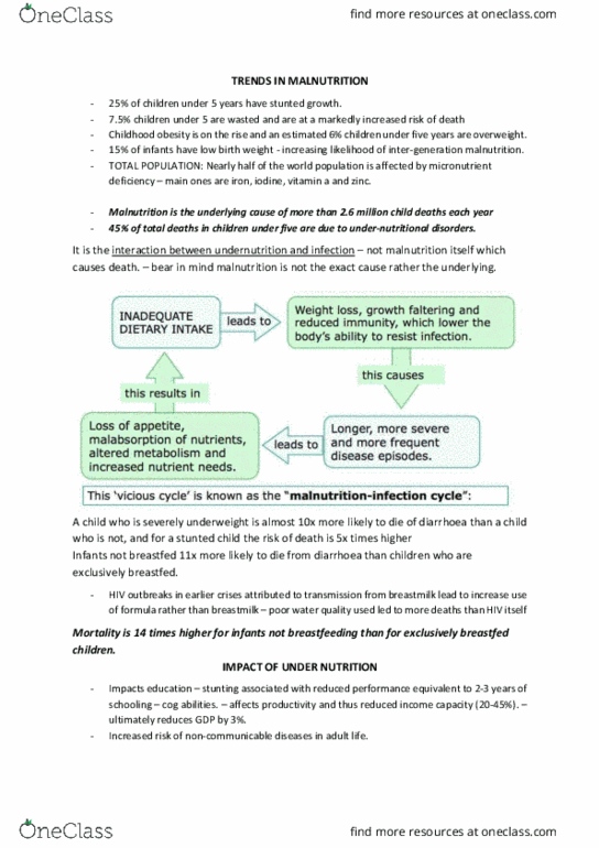 UNIB20014 Lecture Notes - Lecture 5: Copenhagen Consensus, Diarrhea, Childhood Obesity thumbnail