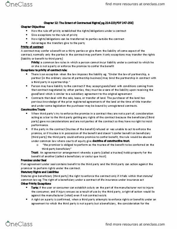 ACCT 202 Lecture Notes - Lecture 2: Independent Contractor, Stock Certificate, Negotiable Instrument thumbnail